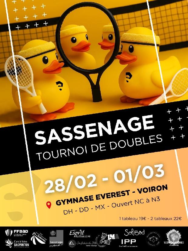 Tournoi national de doubles de Sassenage 25/26